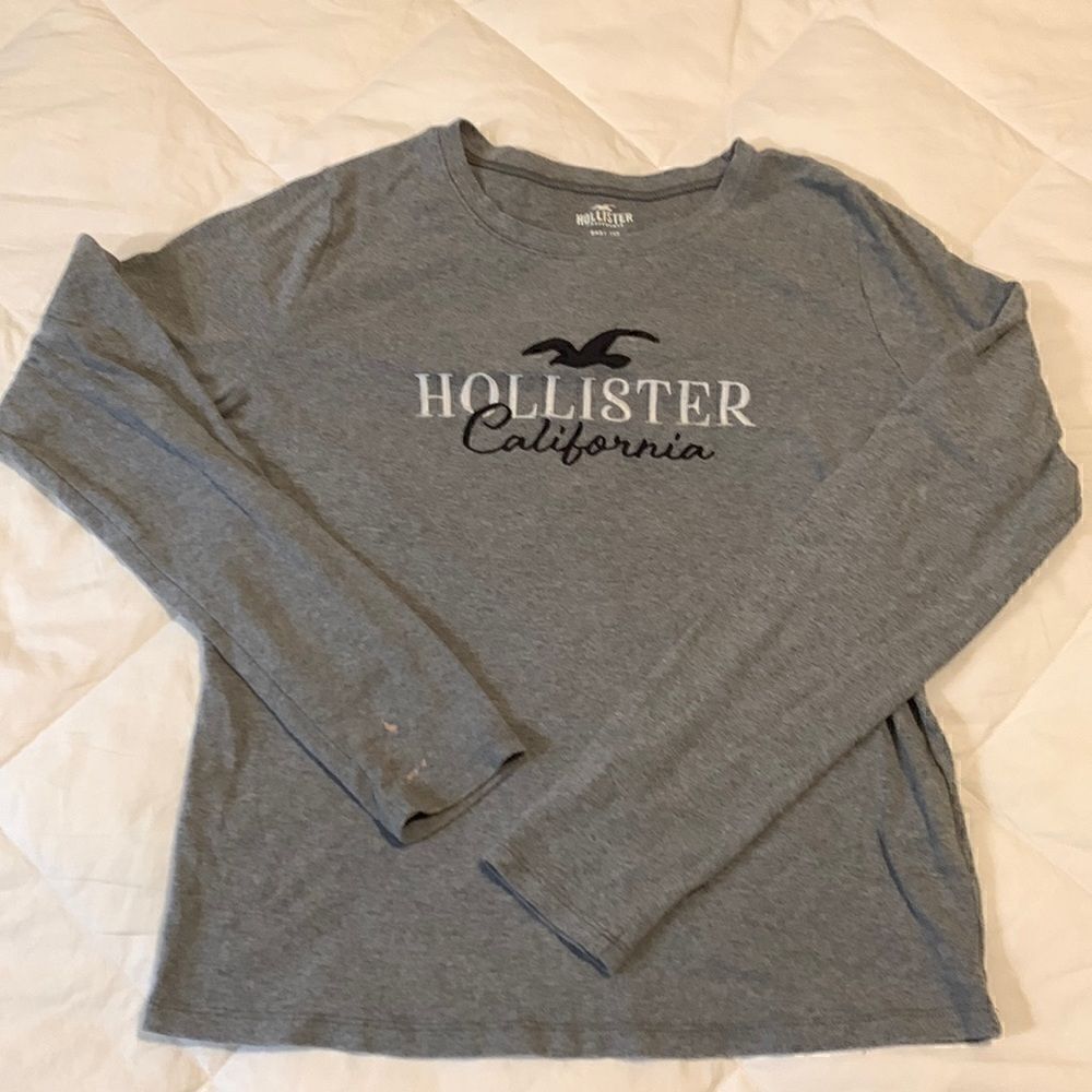 HOLLISTER, long sleeve, cotton, T shirt, medium